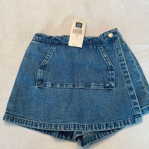 NWT Baby GAP Denim Skort